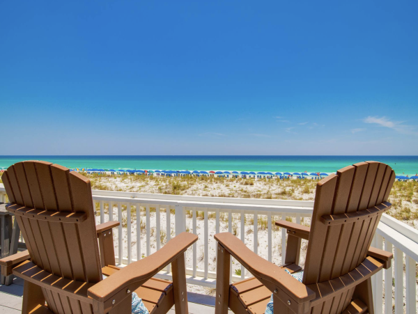 Oceanfront Townhome in Destins Gated Gulf Front South Bay Community